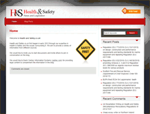Tablet Screenshot of healthandsafety.co.uk